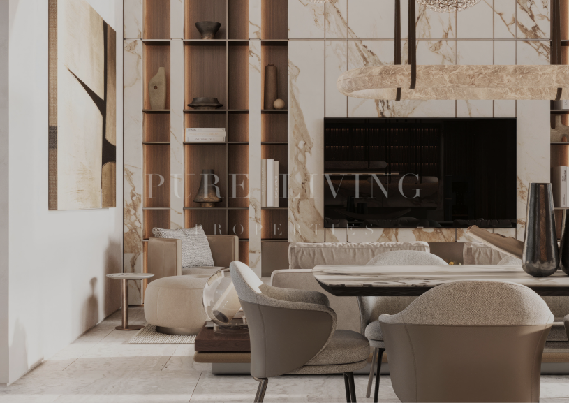 Brand new contemporary villa under construction in La Alqueria Benahavis