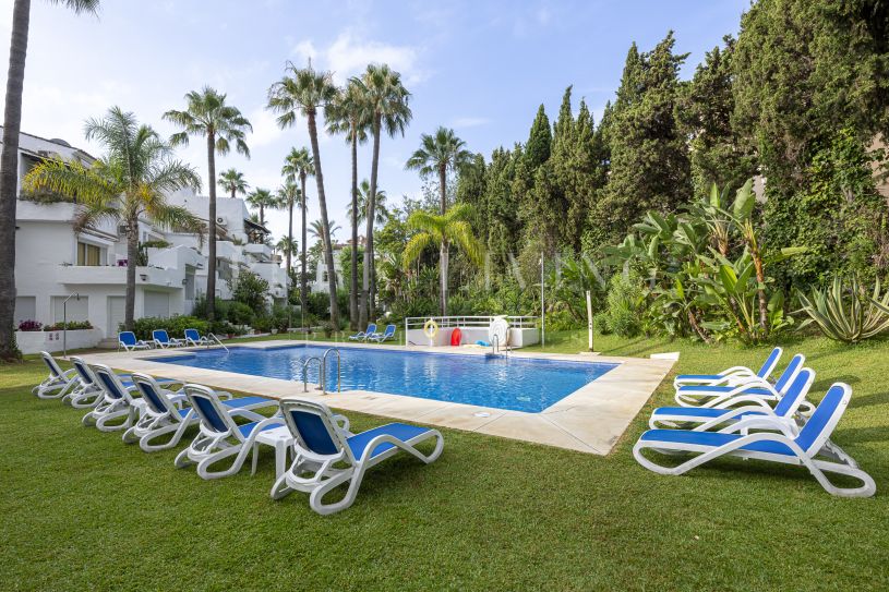 Renovated beachside apartment steps from the Beach in Puerto Banus