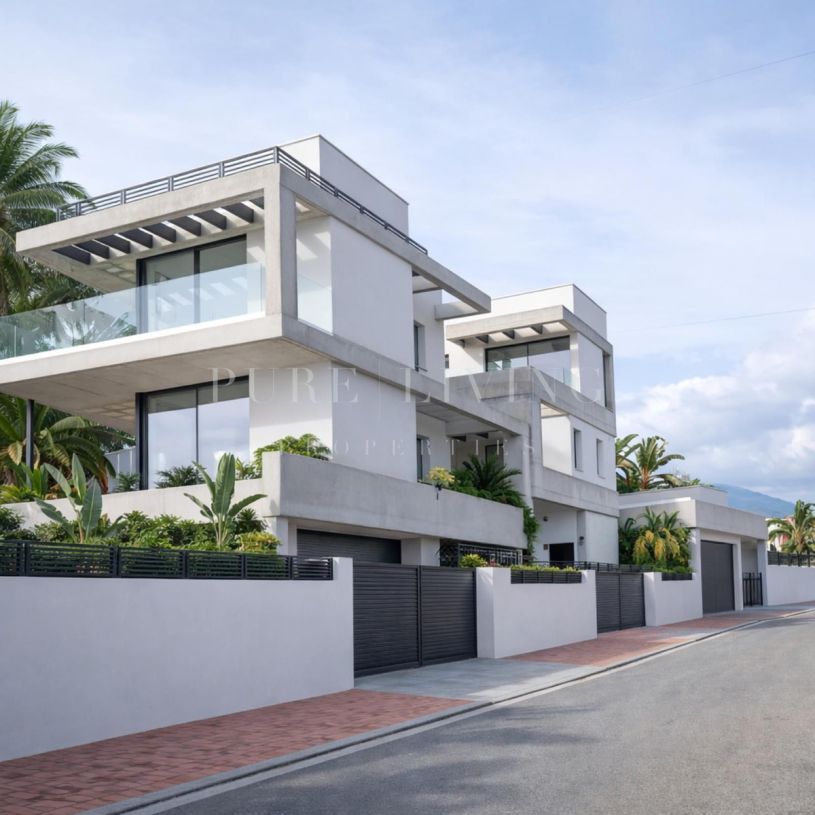 Brand-New Contemporary 5-Bedroom Villa with Private Pool & Panoramic Views in Nueva Andalucia