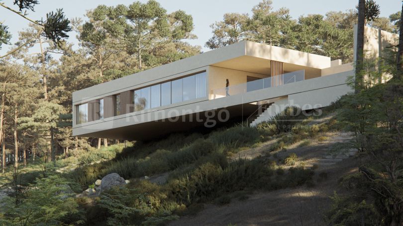 Avantgarde Villa in der schönen, sicheren und privaten Urbanisation des Waldes, Chiva gebaut.