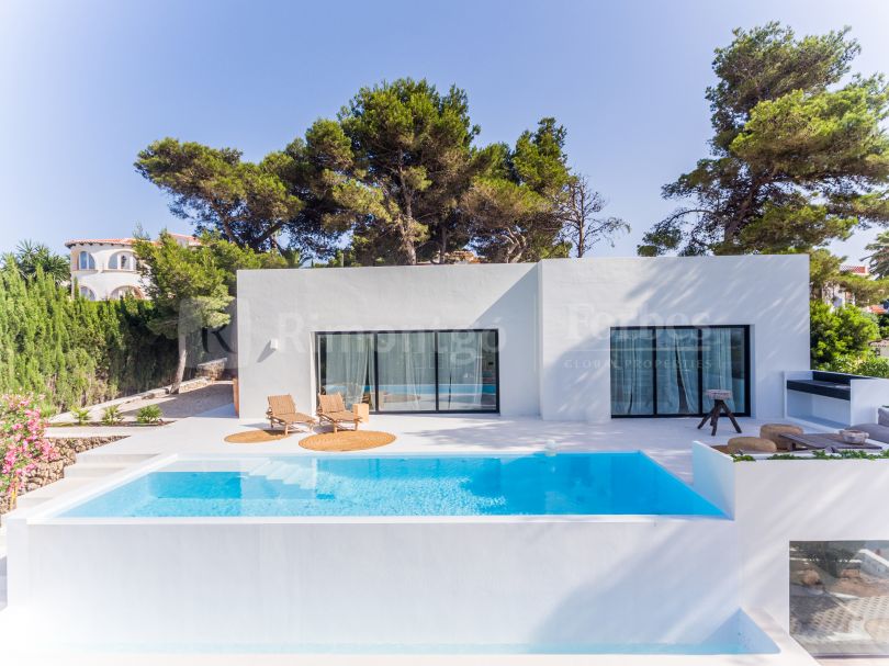 Ibiza style villa with amazing open views in Balcón al Mar, Jávea