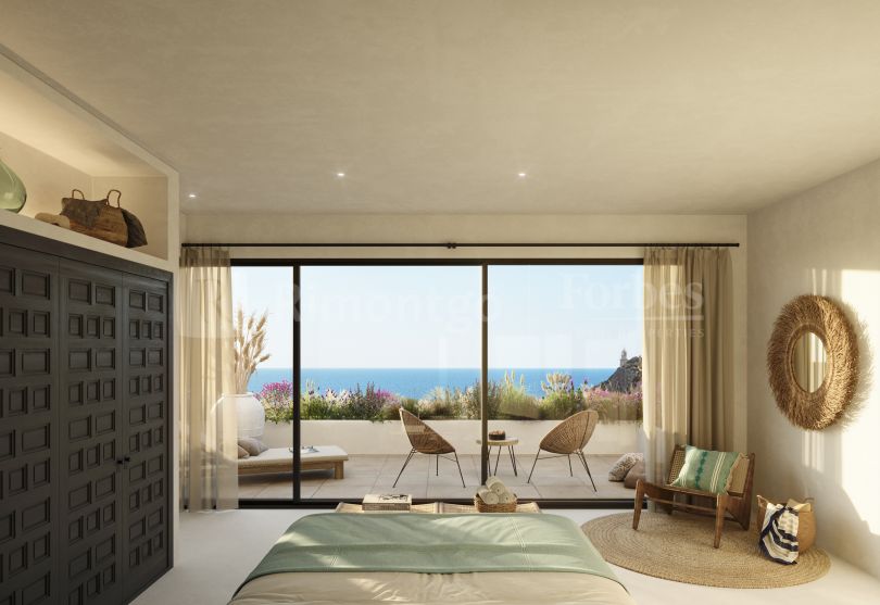 Villa de estilo ibicenco en proceso de reforma en Balcón al Mar, Jávea (Alicante)