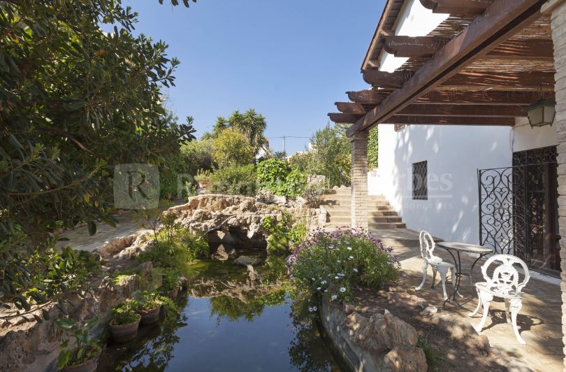 Villa with a unique construction style in Rocafort for sale.