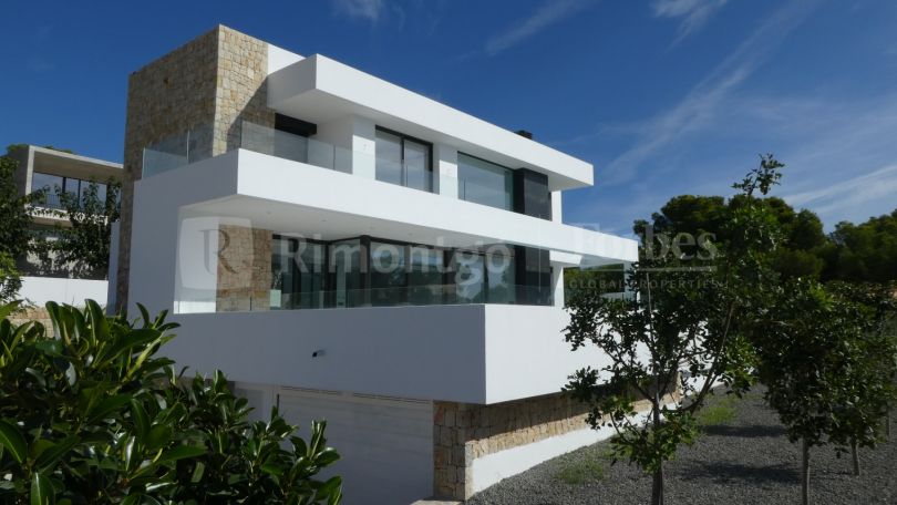Neubauvilla in Moraira, Provinz Alicante, zu verkaufen.