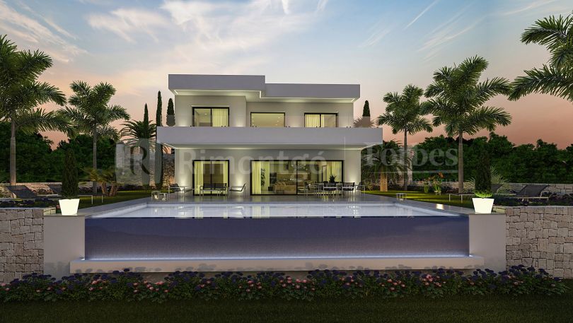 Proyecto de construcción de villa en venta en Dénia.