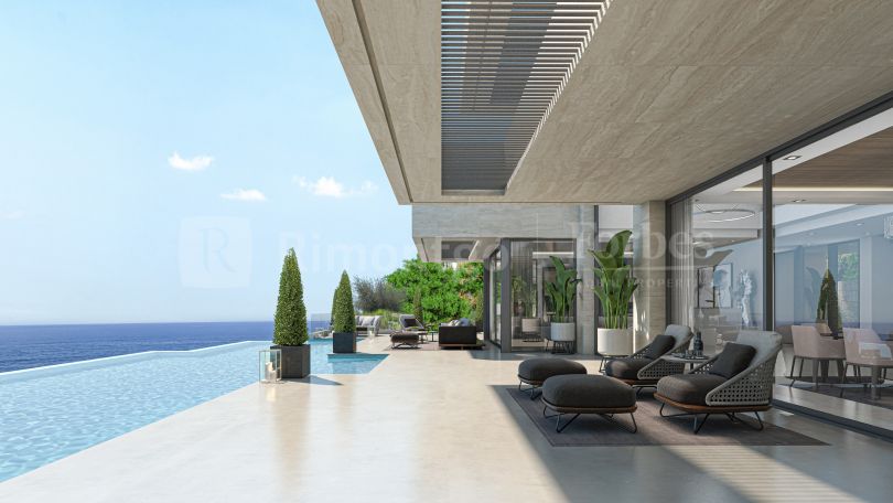 Project for the construction of a modern villa in La Siesta, Jávea (Alicante) Spain, with impressive views of the Mediterranean.