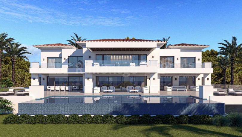 Villa en proyecto de construcción en venta en Les Rotes, Dénia.