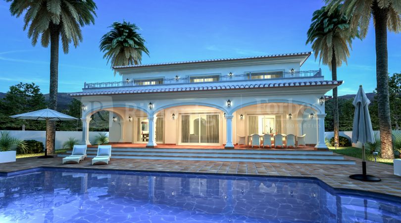 Villa project with a swimming pool in Dénia.