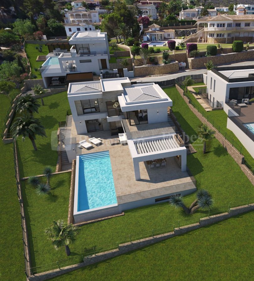 Luxury villa z ultranowoczesnym projektem i dwoma basenami w Javei.