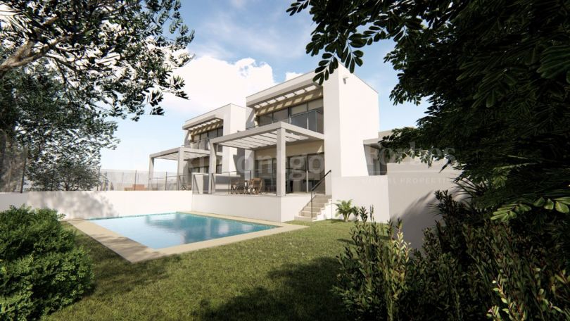Modern style semi-detached villa in Moraira