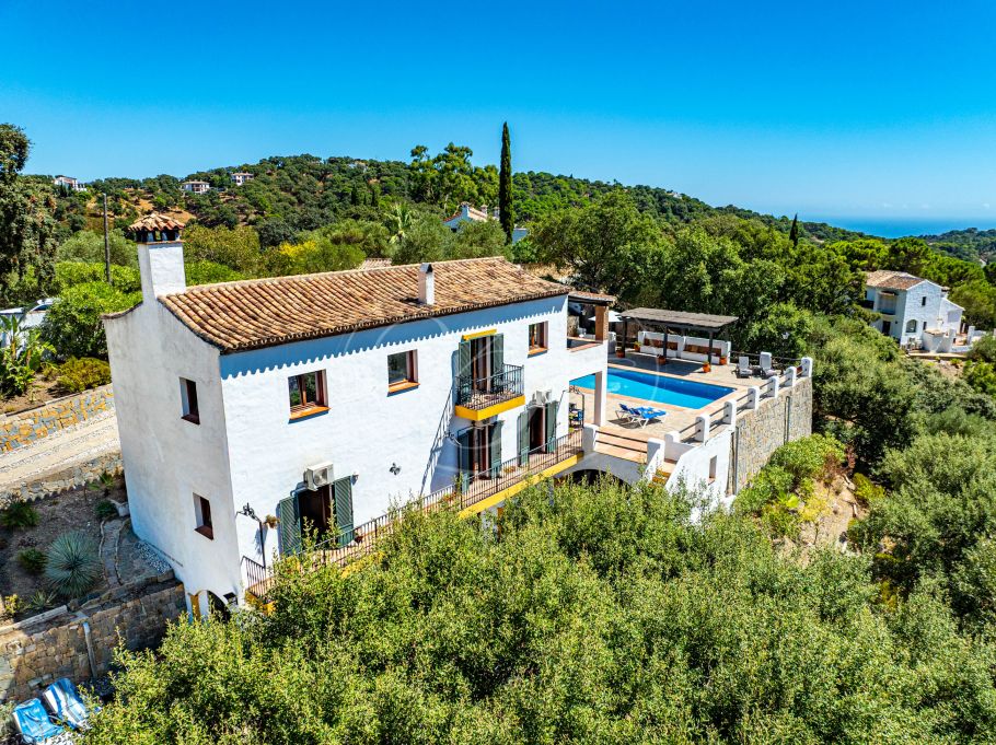 Finca mit Gästehaus und Meerblick, Casares