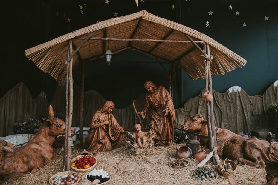 рождественская сцена рождества Христова 