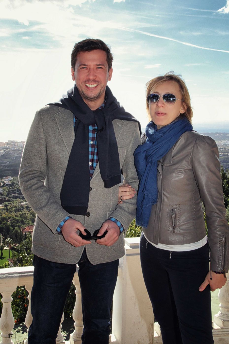 Andrei Merzlikin with wife