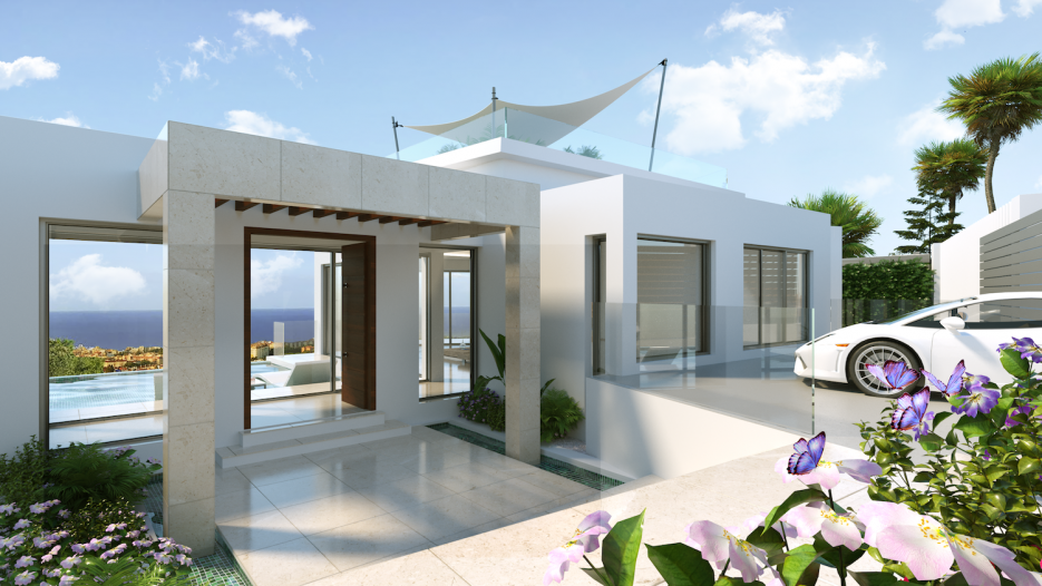 Spectacular 4 bedroom villa with stunning sea views in Marbella