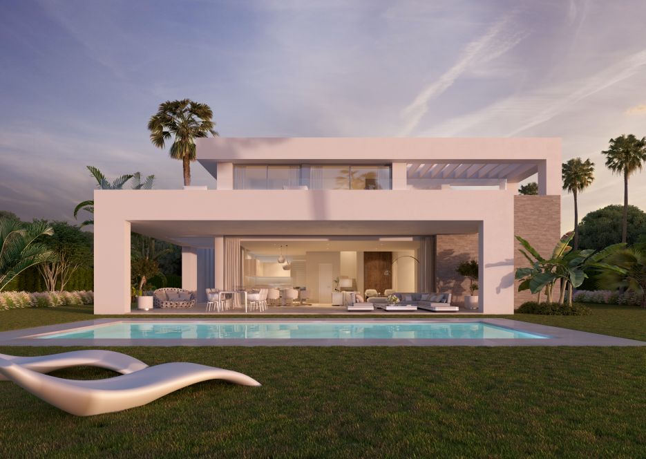 New modern villas for sale in Mijas Costa
