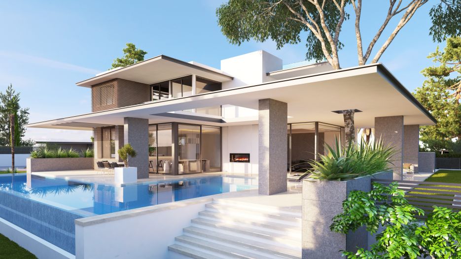Modern villa for sale in Marbella Golden Mile