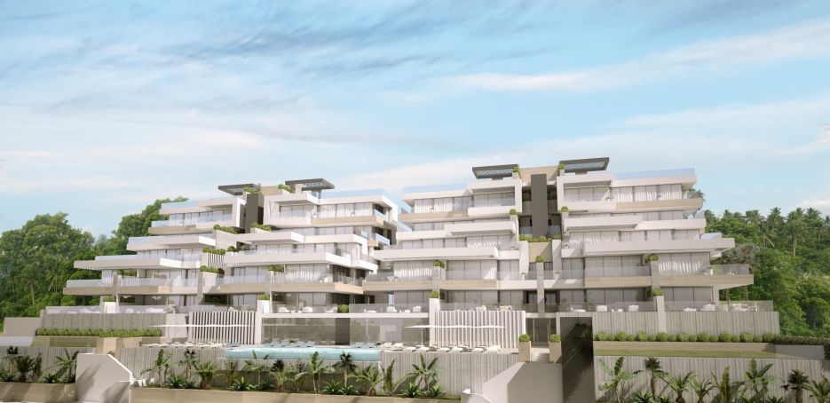 Modern apartments with sea view for sale in Estepona