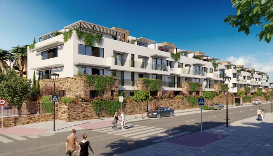2 bedroom penthouse for sale next to golf in Mijas Costa