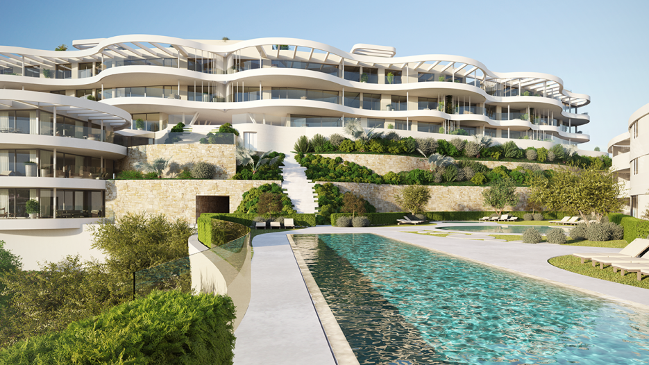 New development of apartments and penthouses