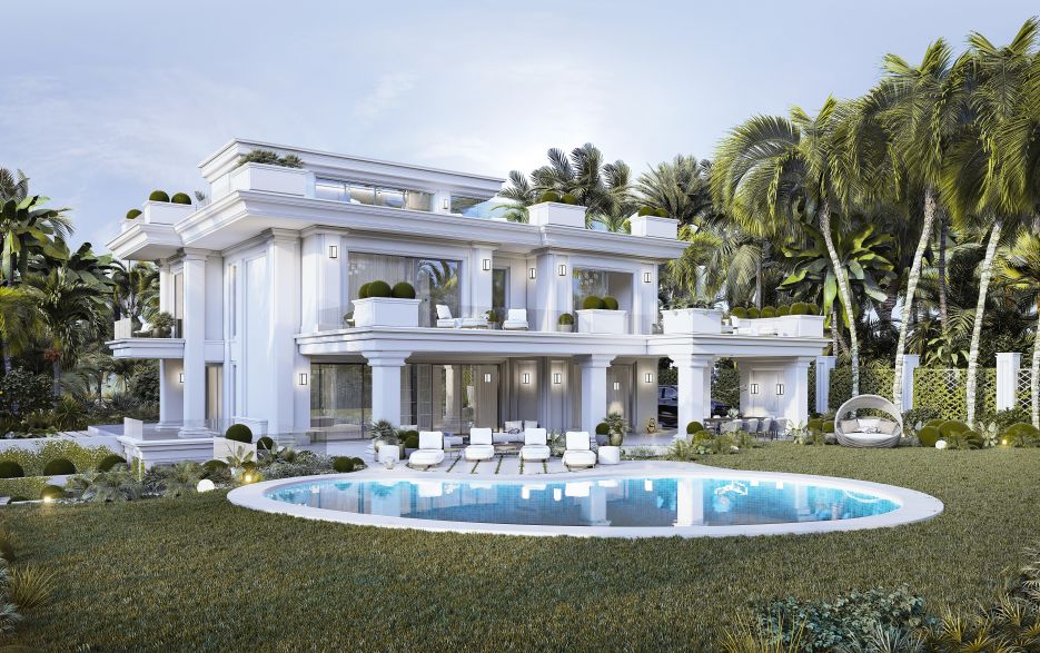 4 new built villas in Lomas de Marbella Club