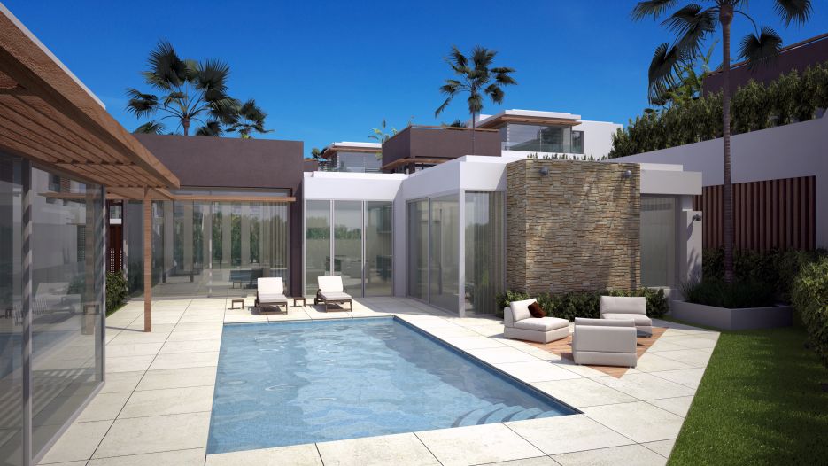 Twelve exclusive design villas within a gated community walking distance to the beach