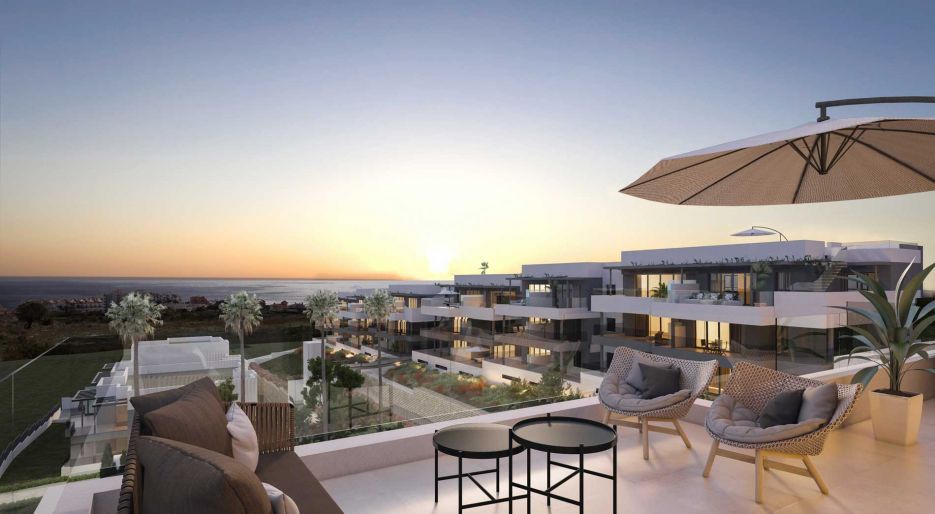New development of apartments and penthouses in Las Mesas, Estepona