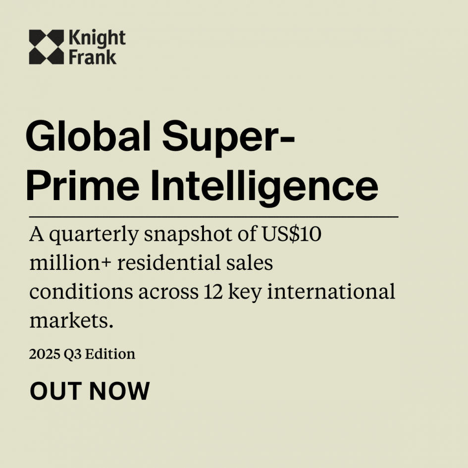 Knight Frank – Informe Mundial del mercado Inmobiliario Super-Prime, 3T 2025