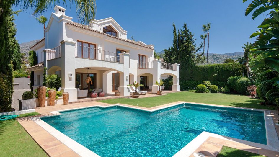 Villa à louer avec piscine privée à Sierra Blanca, Golden Mile, Marbella, Costa del Sol