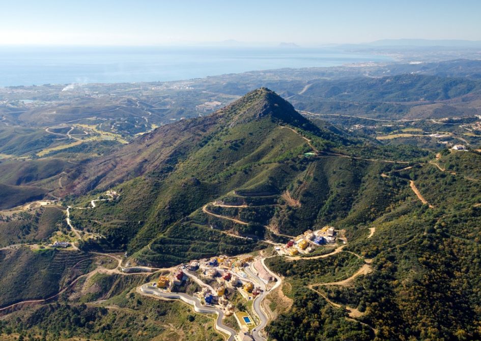 Vistas aéreas de Benahavís