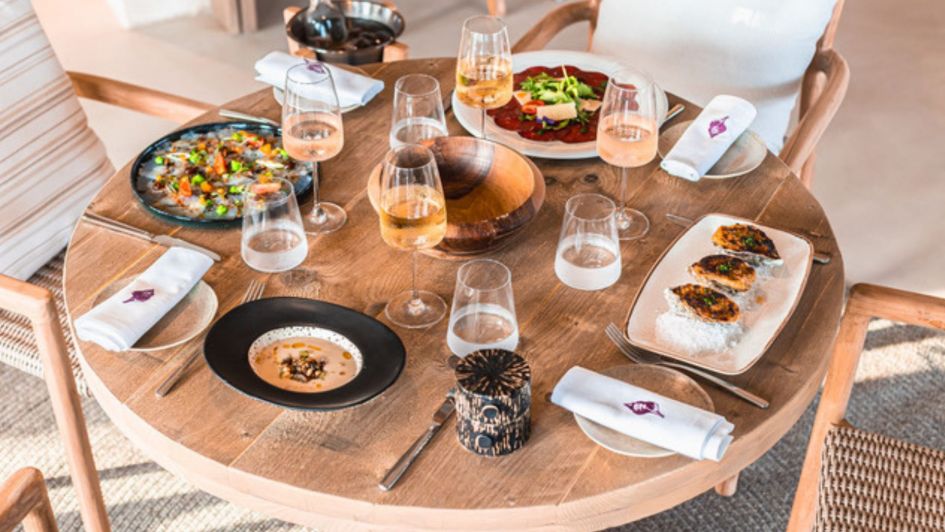 Fine dining at Malva Beach by Besaya, Estepona centre, Costa del Sol