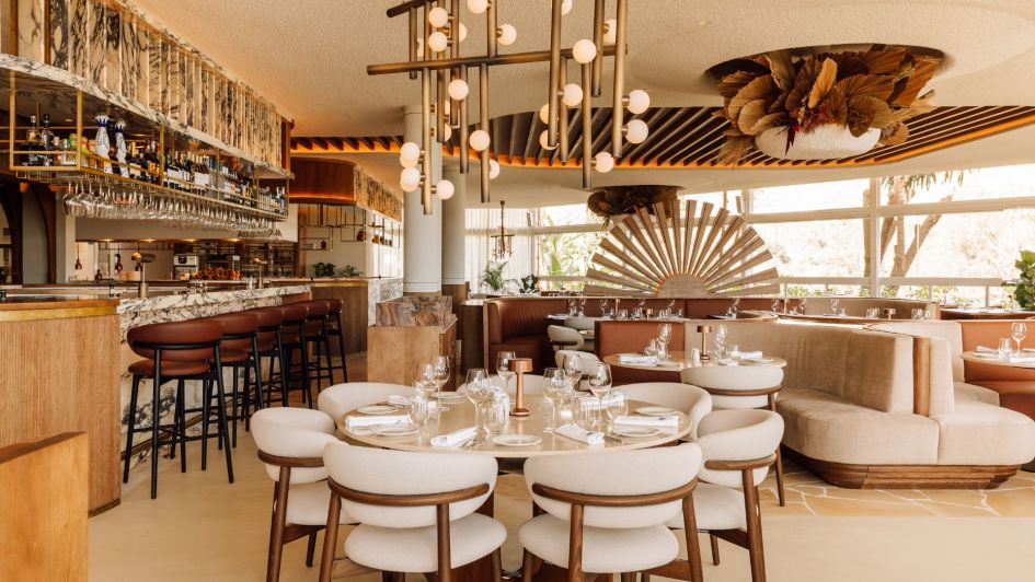 Nota Blu restaurant interior, Marbella Golden Mile