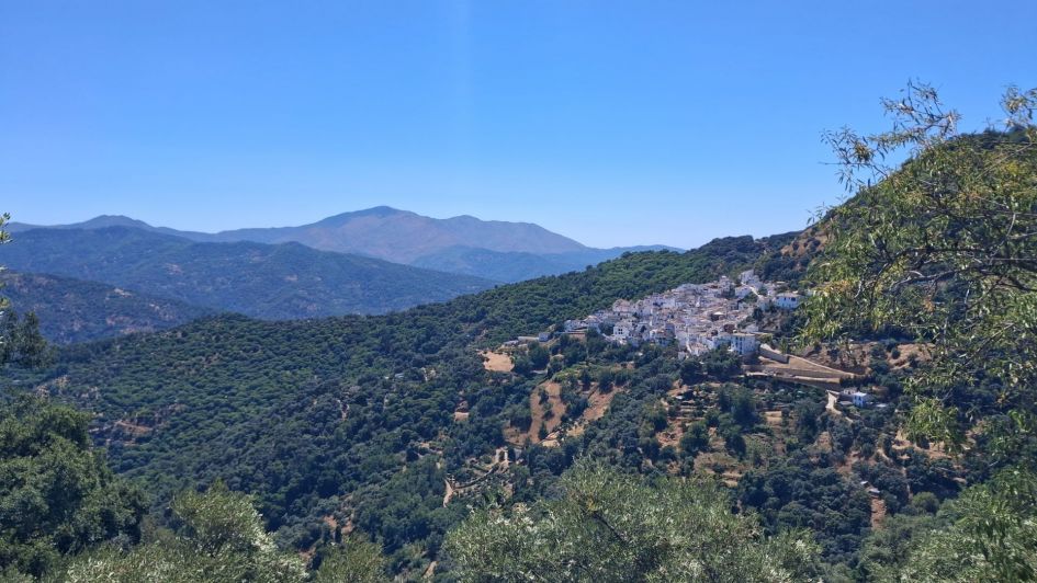 Paysage montagneux de l'intérieur de l'Andalousie