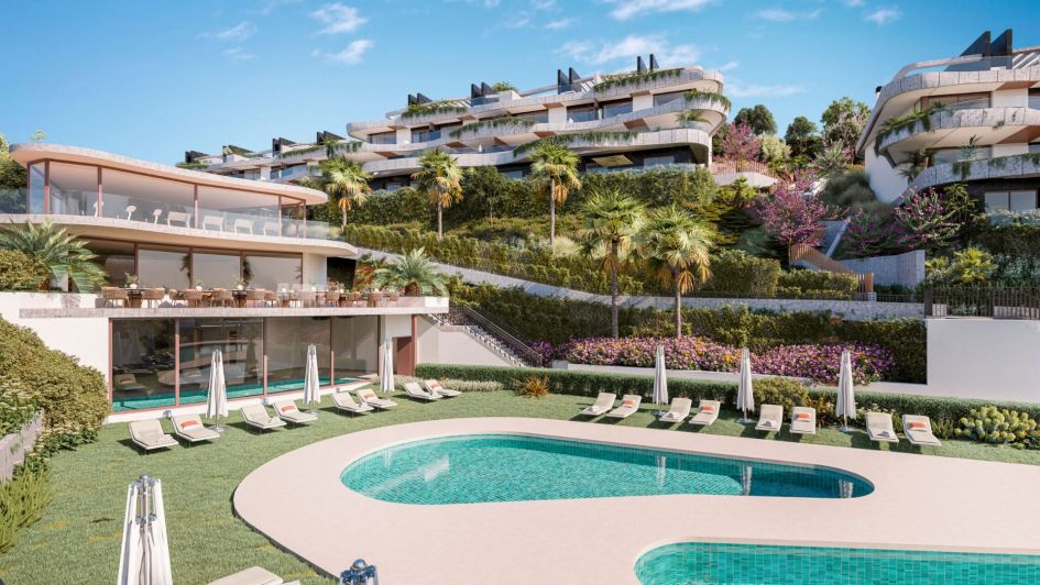 Zew - Apartamentos de lujo sobre plano en Cabopino, Marbella Este, Costa del Sol