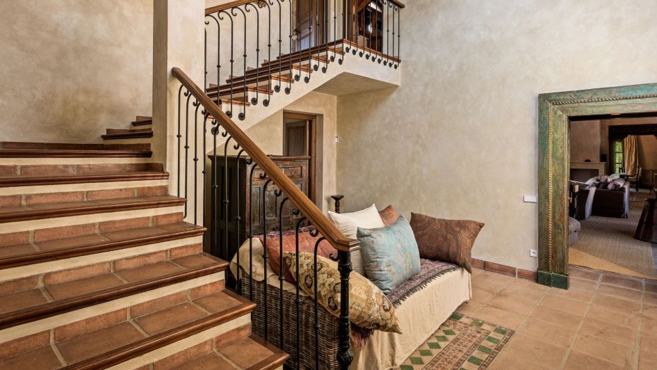 Traditional stairs in Spanish Cortijo Country Estate