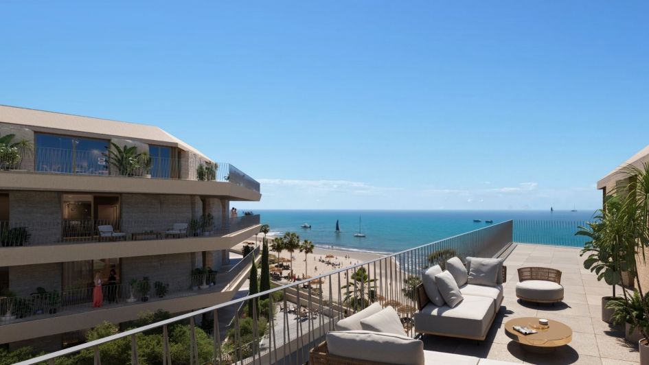 Vesta Mare beachfront off plan apartments in Manilva, Puerto de la Duquesa, Costa del Sol