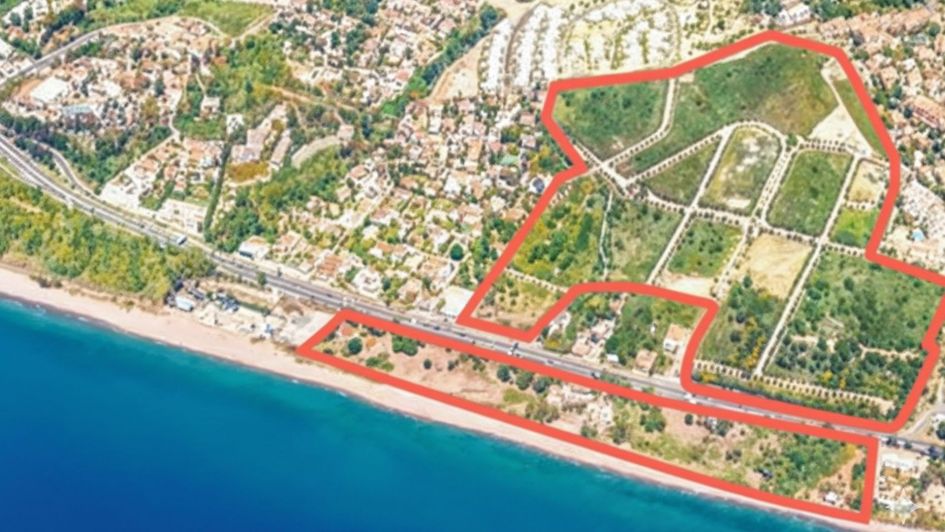 Aerial image of planned Four Seasons Hotel Expansion project in Los Pinos area of Marbella East