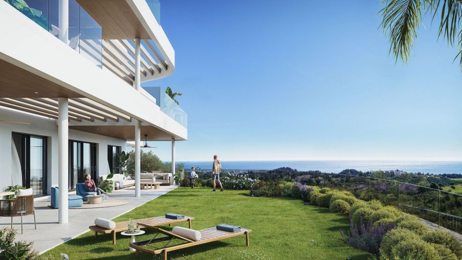 Ground floor apartment with gardens in 360 by Cordia, Cerrado del Aguila, Mijas, Costa del Sol