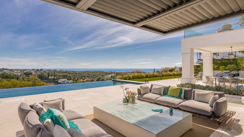 Villa in Marbella, panoramic view