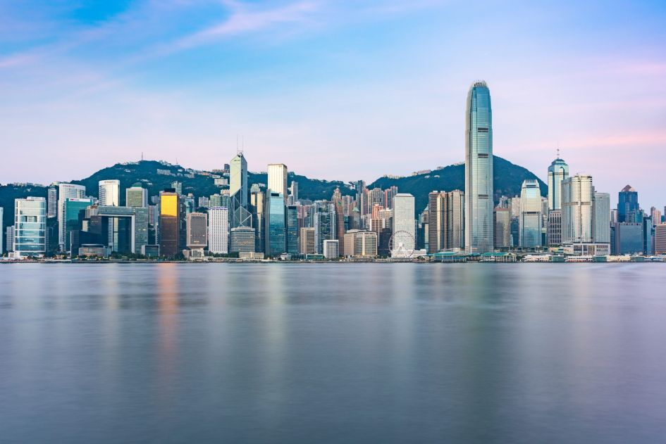Hong Kong city skyline