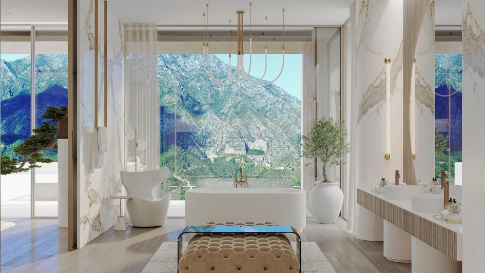 Master bathroom