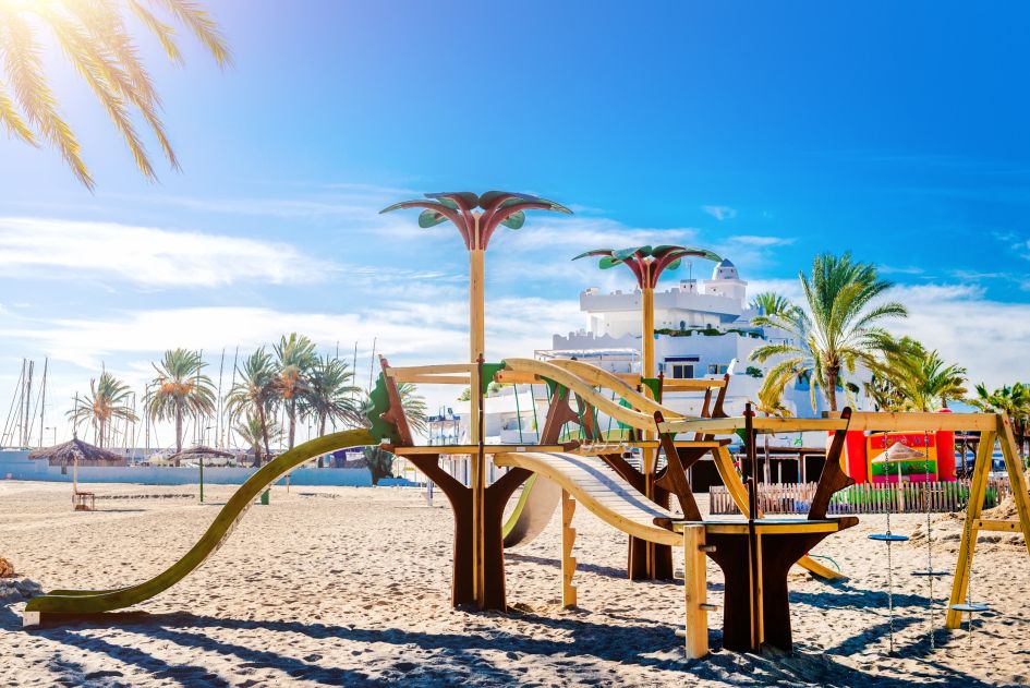 Public playground in Marbella
