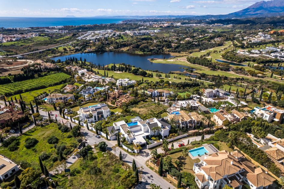 Aerial view of Marbella