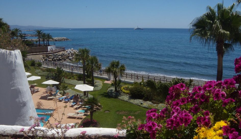 Vistas al mar desde una propiedad, Marbella