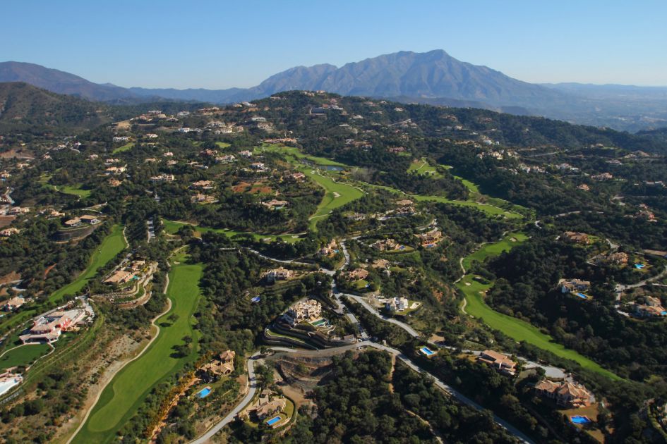 La Zagaleta, Benahavis, vista desde el aire