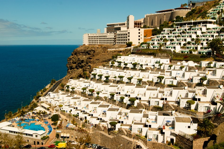 Overdeveloped coastal area, Spain