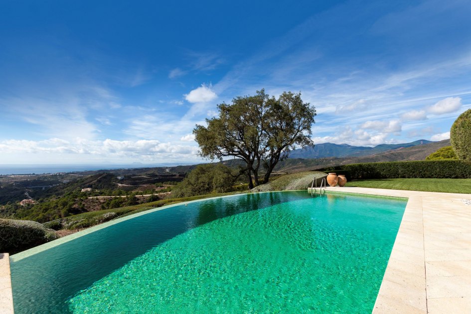View from a villa at the Marbella Club Golf Resort