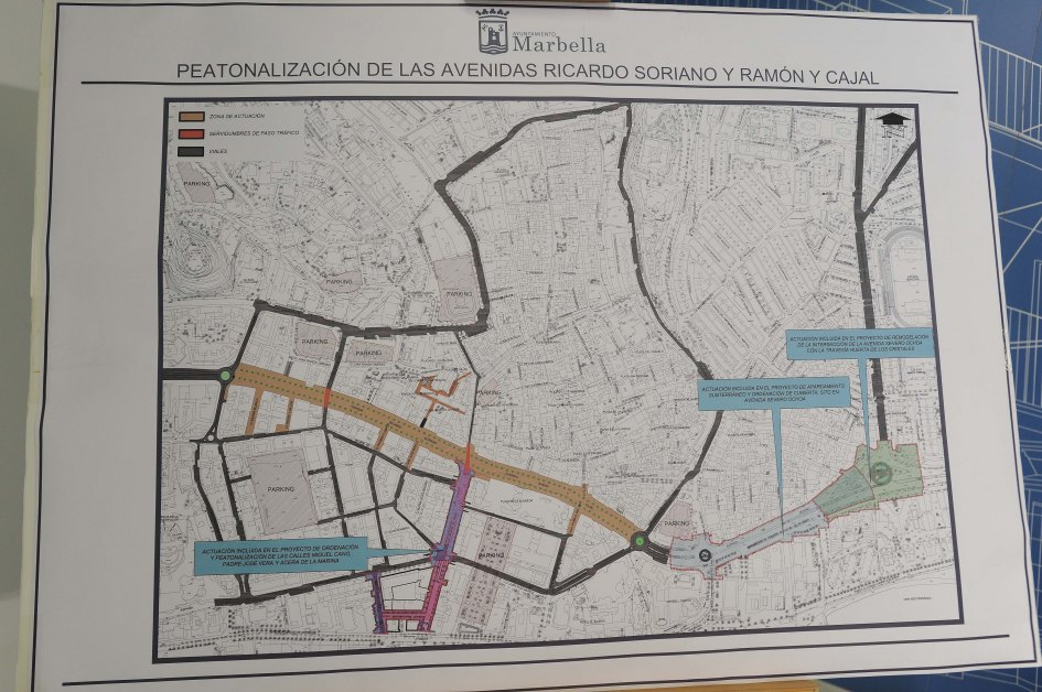 Car Free Marbella Centre Map Plan