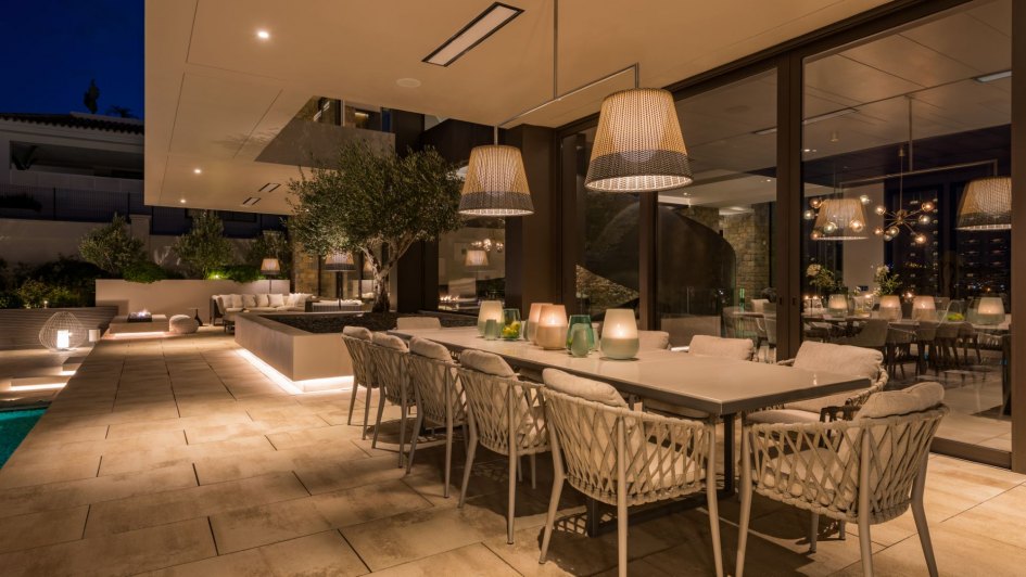 AMC Projects luxury lighting in Nueva Andalucia