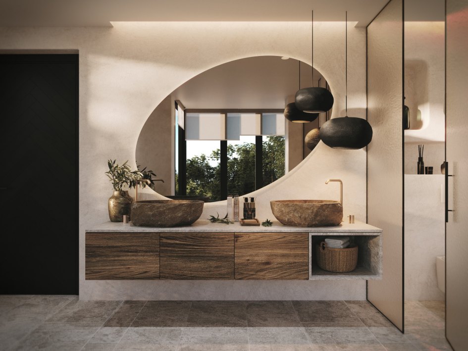 Salle de bains par Ambience Home Design, Marbella