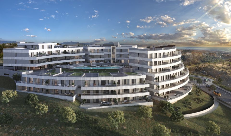 Apartamento de nueva construcción con vistas al mar en Estepona